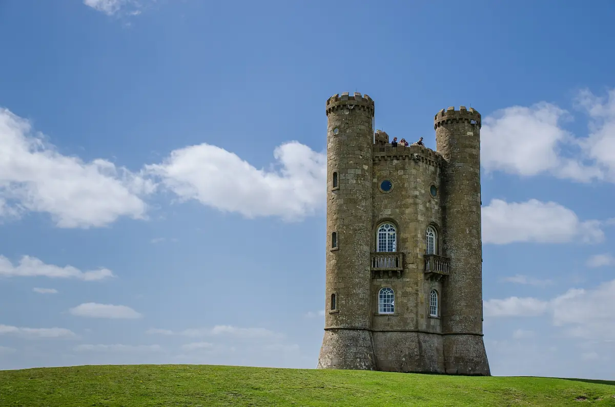 Broadway Tower on its hilltop