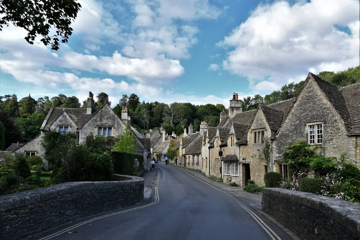 Die Hauptstraße von Castle Combe