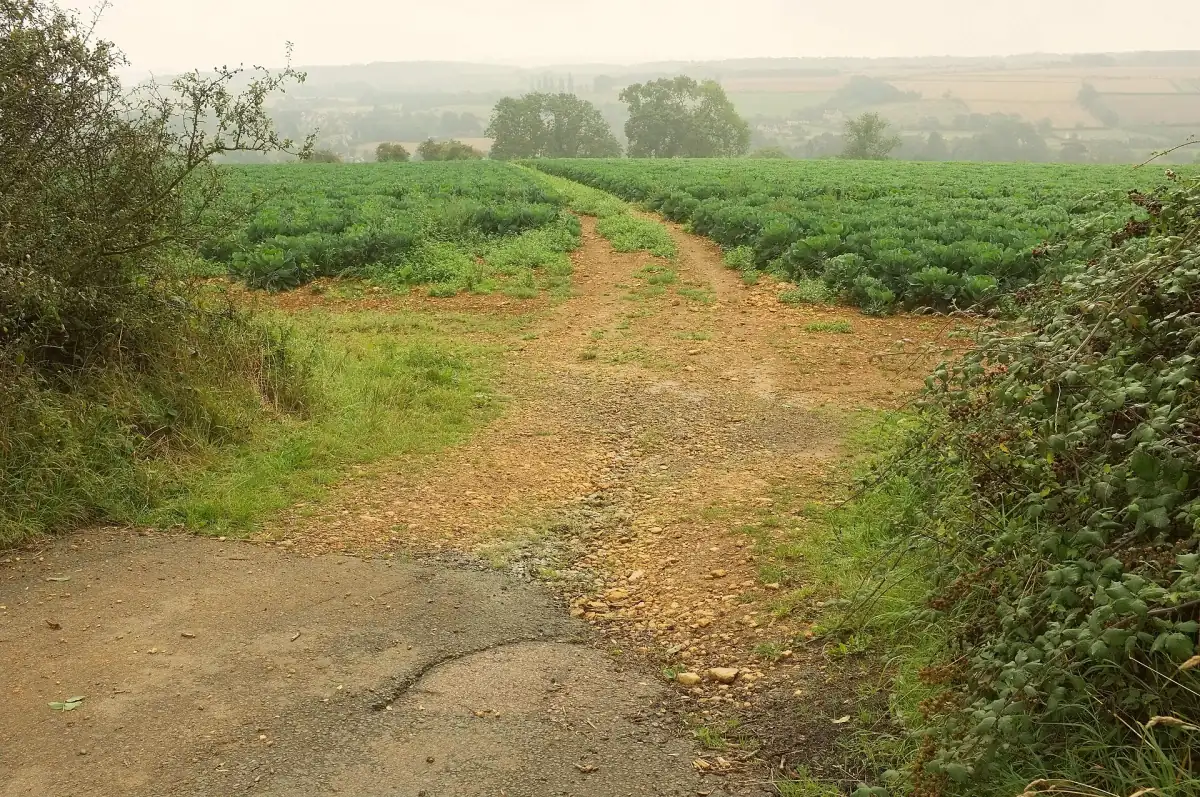 A footpath leading to Chipping Campden